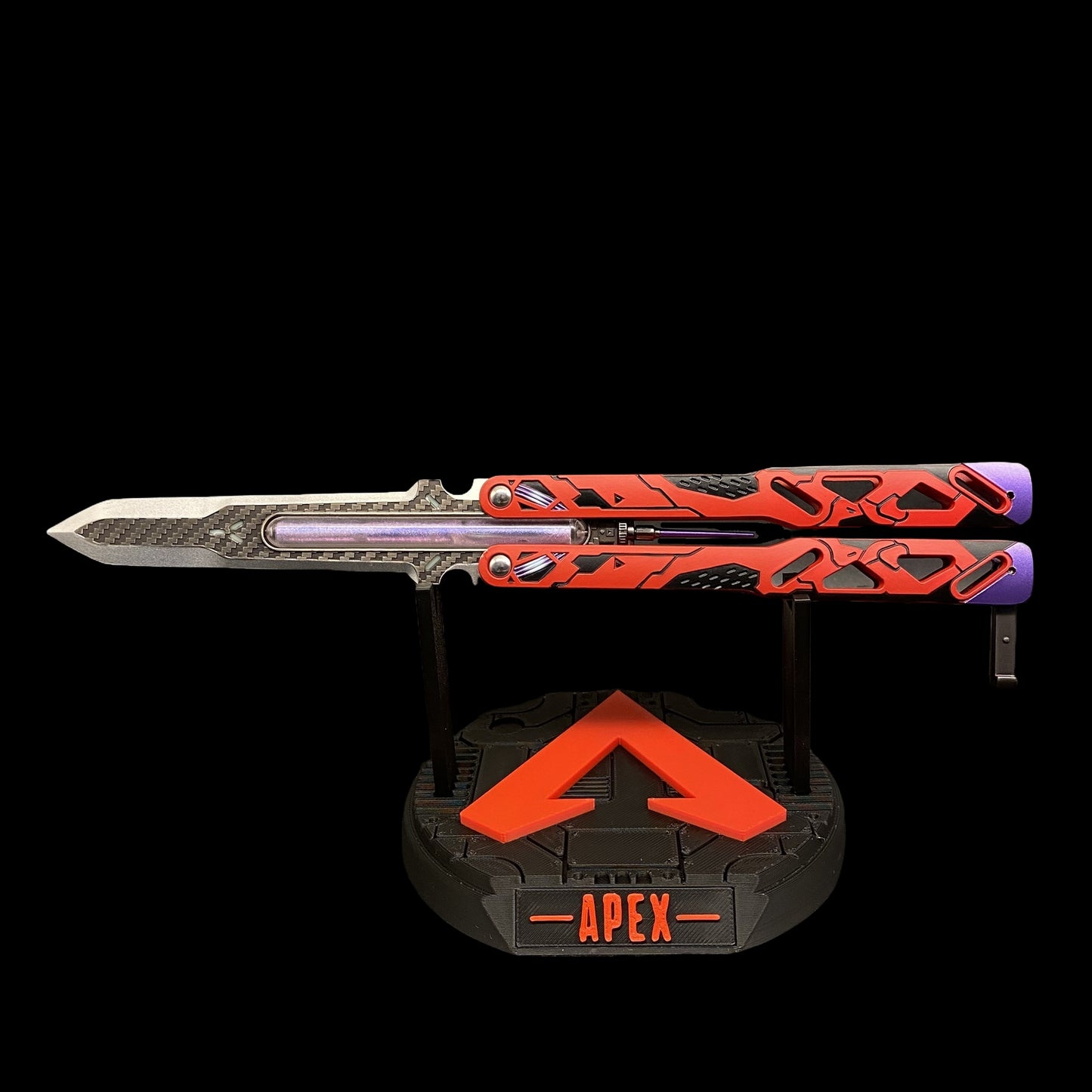 Octane Heirloom V3 Real Liquid Tube Octane Balisong Metal Replica