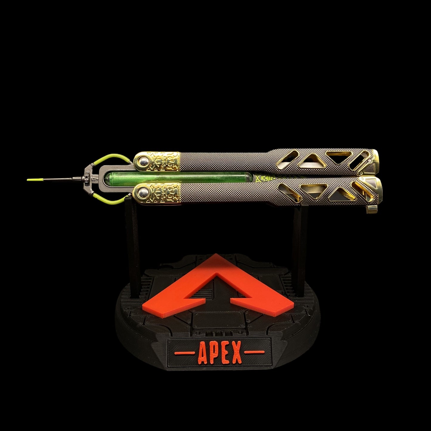 Octane Heirloom V3 Real Liquid Tube Octane Balisong Metal Replica