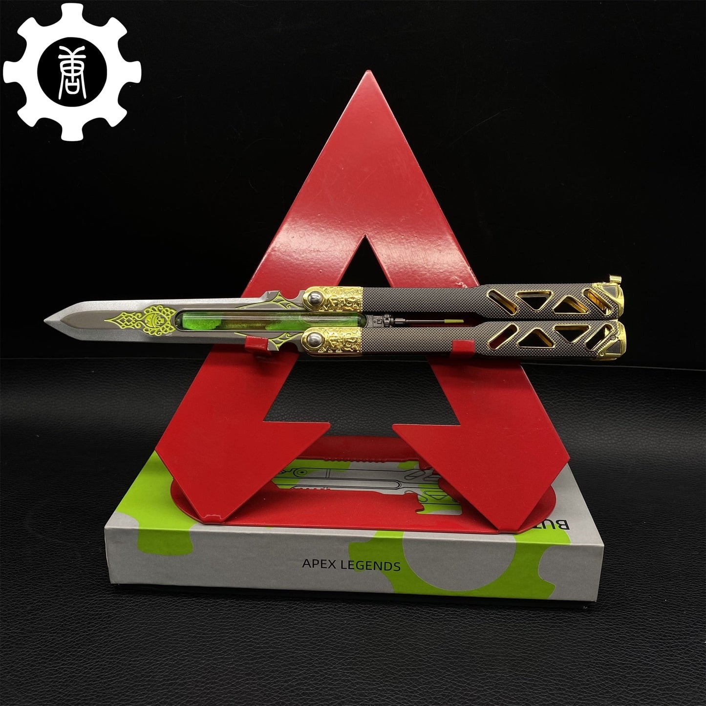 Octane Heirloom V3 Real Liquid Tube Octane Balisong Metal Replica