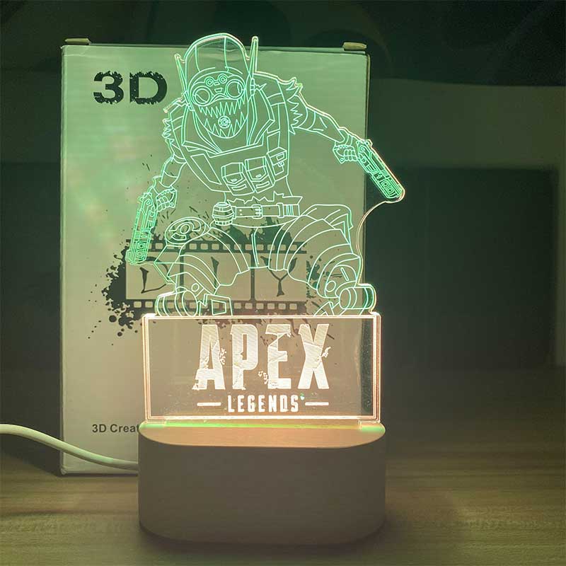 Customized Game Characters 3D Night Lamp