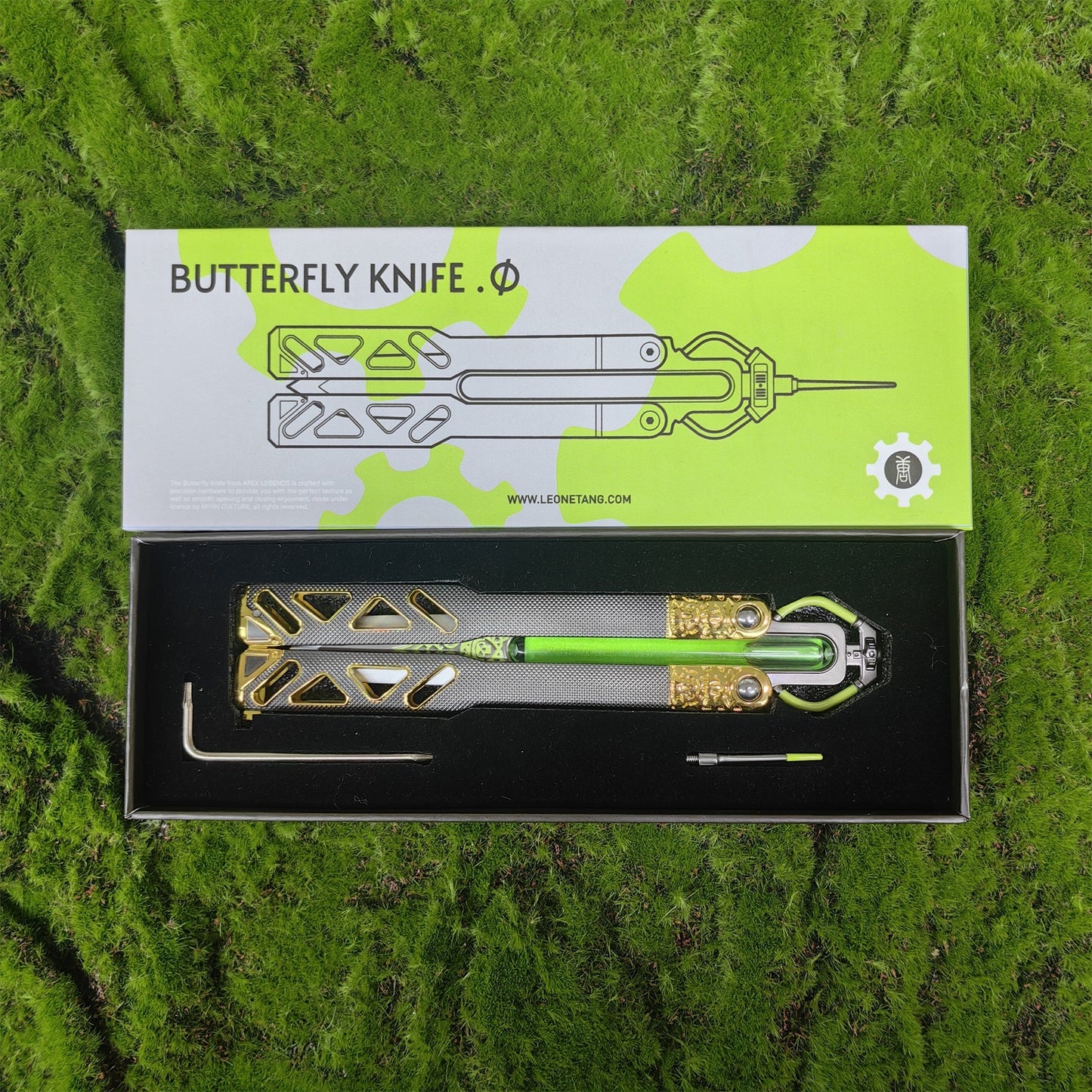 Octane Heirloom V3 Real Liquid Tube Octane Balisong Metal Replica