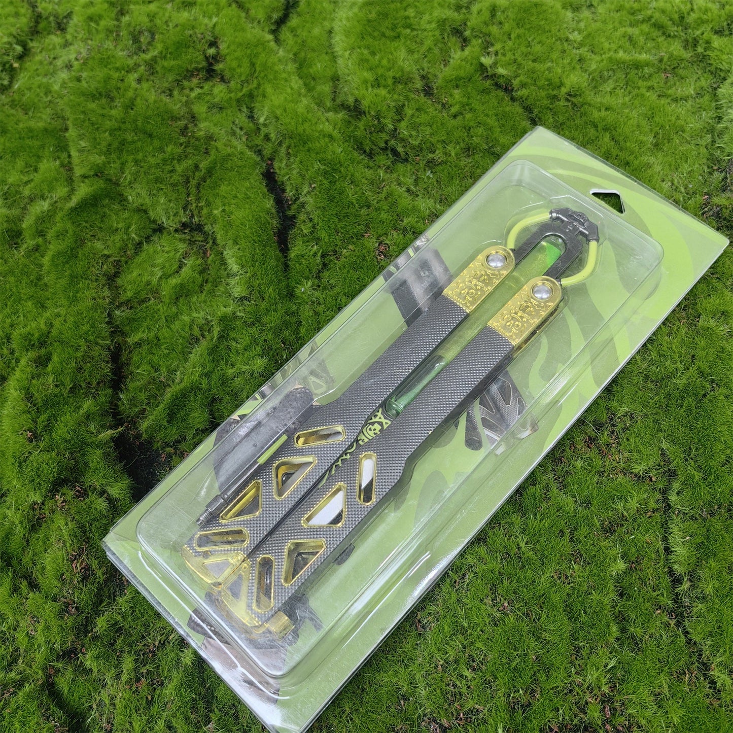 Octane Heirloom V3 Real Liquid Tube Octane Balisong Metal Replica