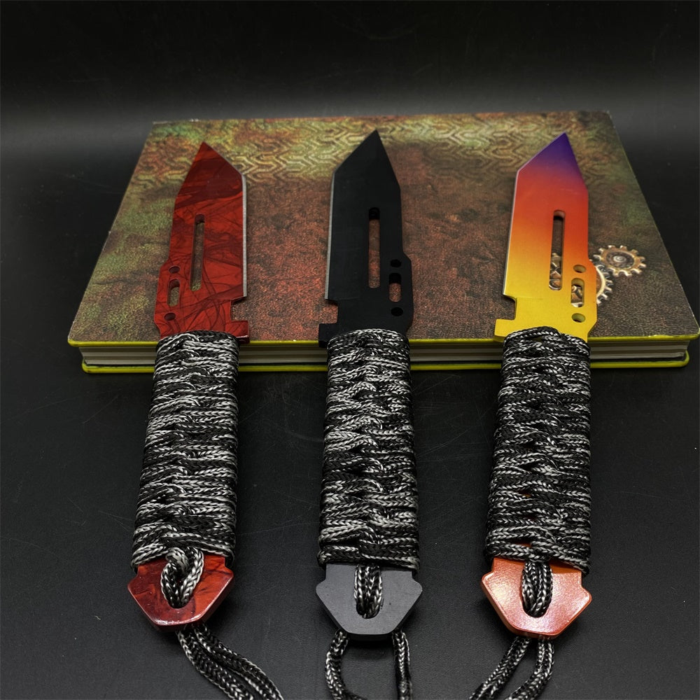 Collective Game Knife Inspired Paracord Knife Sharp Blade