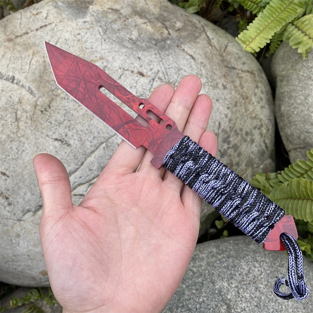 Collective Game Knife Inspired Paracord Knife Sharp Blade