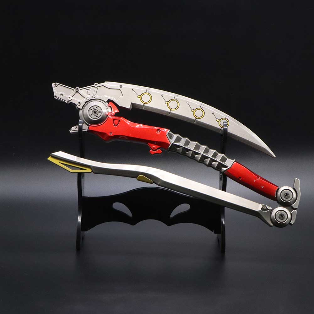 2-Layer Plastic Dagger Balisong Small Swords Display Stand 3 In 1 Pack