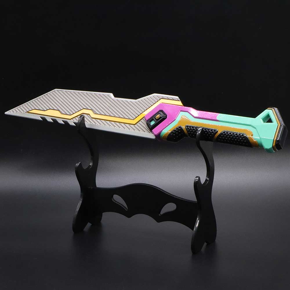 2-Layer Plastic Dagger Balisong Small Swords Display Stand 3 In 1 Pack