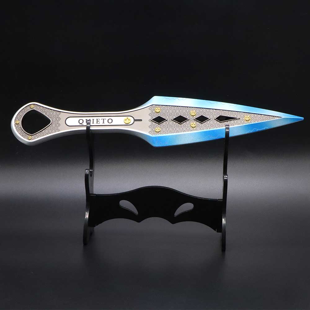 2-Layer Plastic Dagger Balisong Small Swords Display Stand 3 In 1 Pack