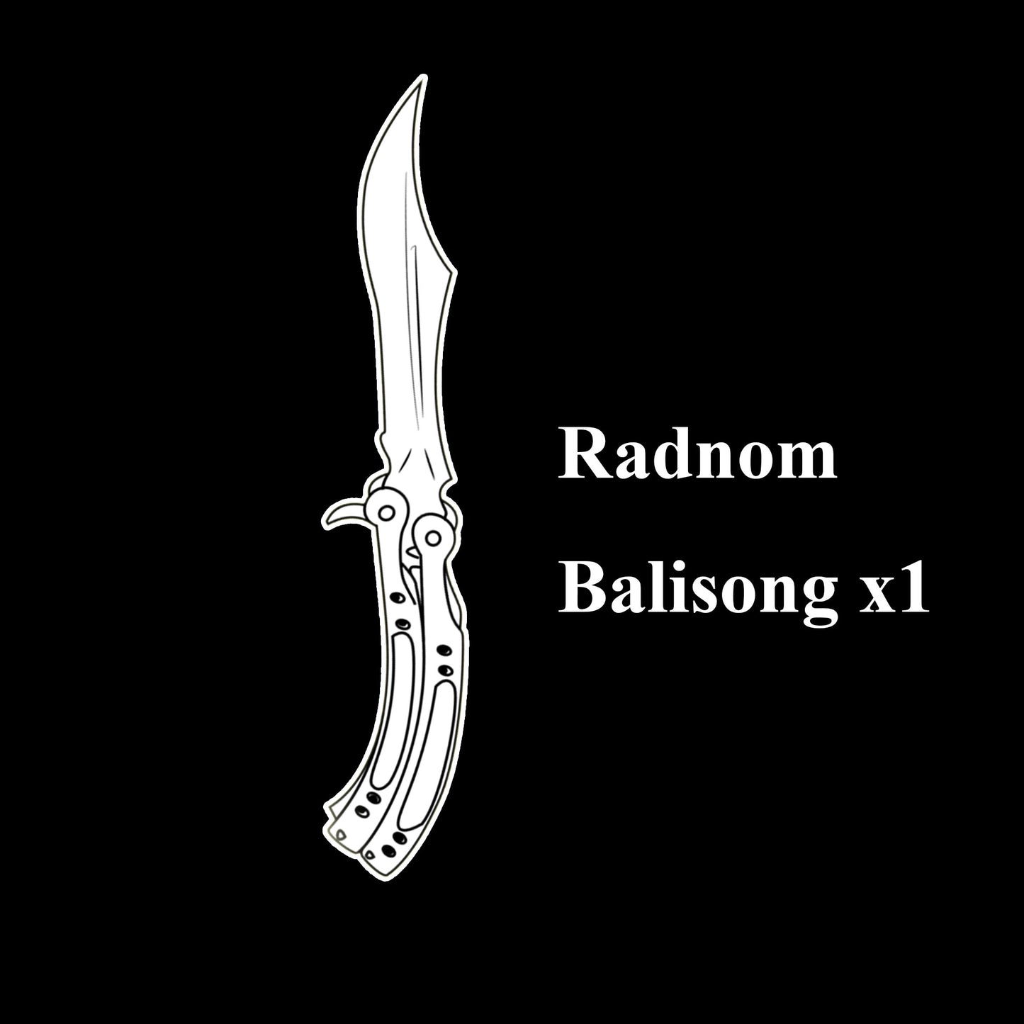 CS Butterfly Knife Balisong Trainers Blunt Blade Mystery Prize
