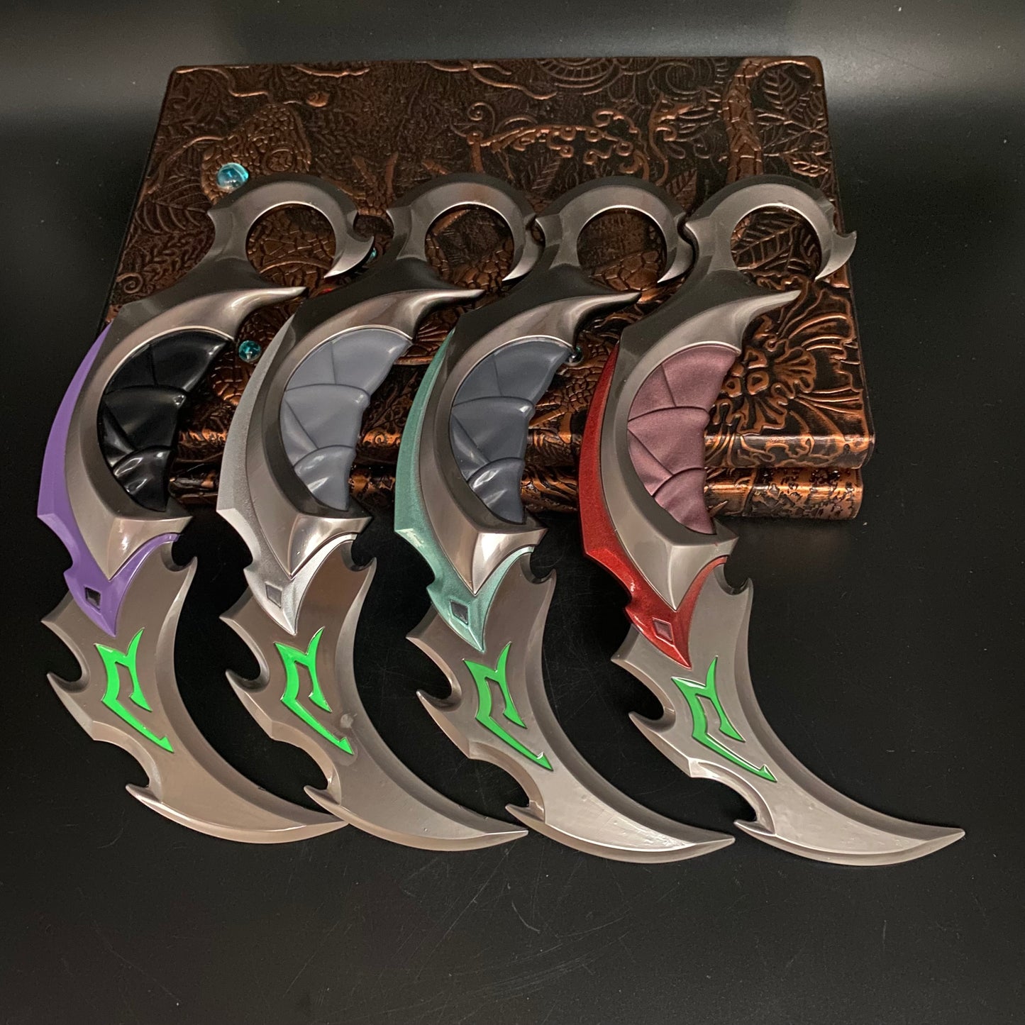 Reaver Karambit Metal Blunt Blade Trainer Cosplay Prop Game Replica