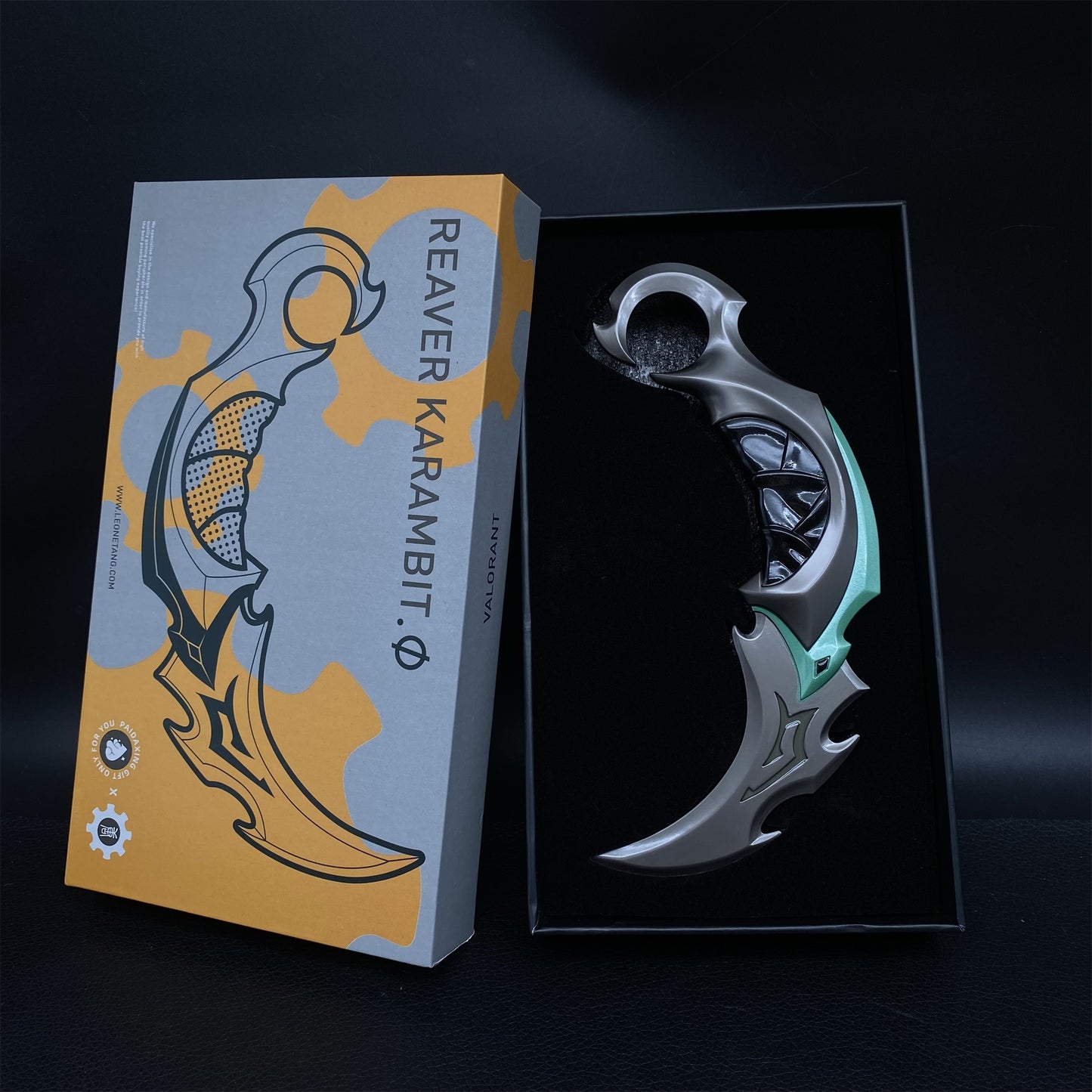 Reaver Karambit Metal Blunt Blade Trainer Cosplay Prop Game Replica