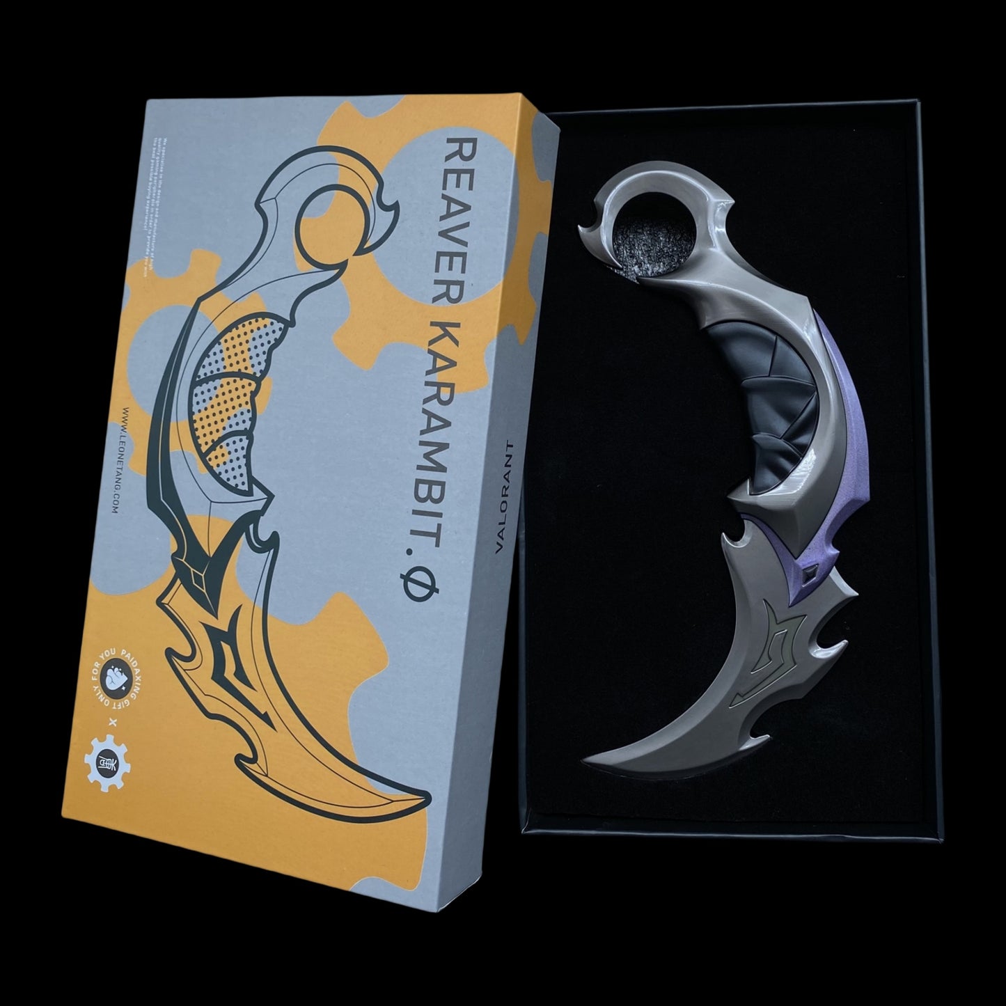 Reaver Karambit Metal Blunt Blade Trainer Cosplay Prop Game Replica