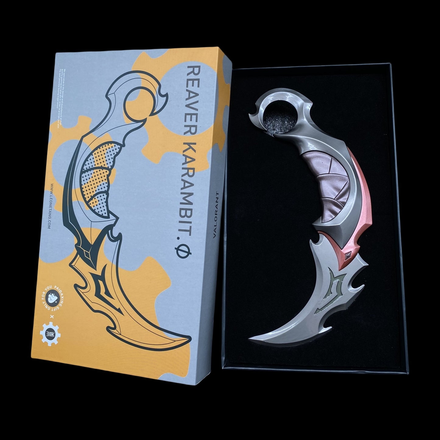 Reaver Karambit Metal Blunt Blade Trainer Cosplay Prop Game Replica