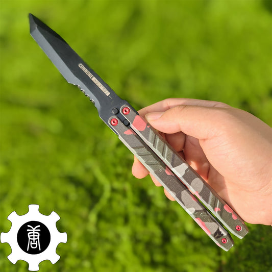 IRL Recon Knife Blunt Blade Balisong Trainer USA Stock