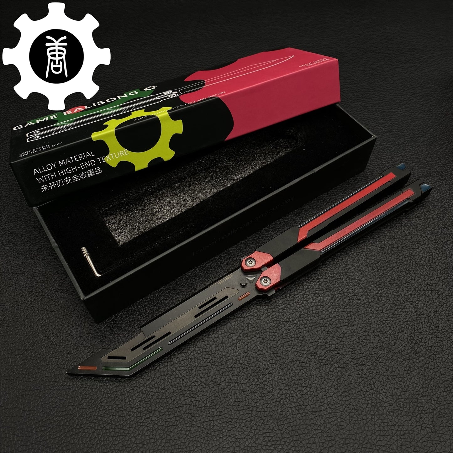 High-End RGX Balisong Trainer RGX Knife 2.0 CNC Aluminum Alloy Version