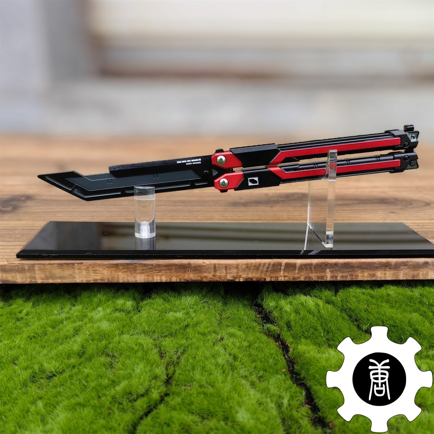 RGX Knife Metal Blunt Blade RGX Butterfly Knife Trainer Game Knife Replica
