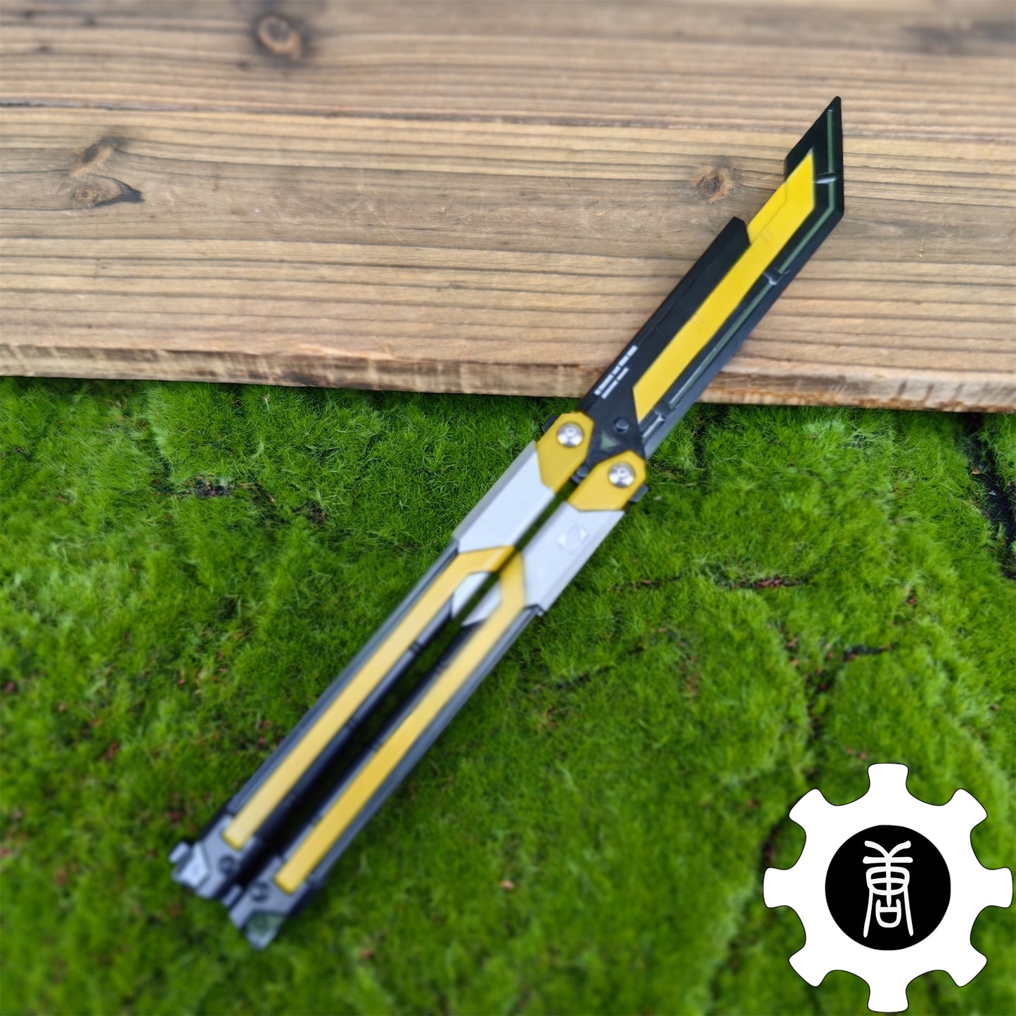 RGX Knife Metal Blunt Blade RGX Butterfly Knife Trainer Game Knife Replica