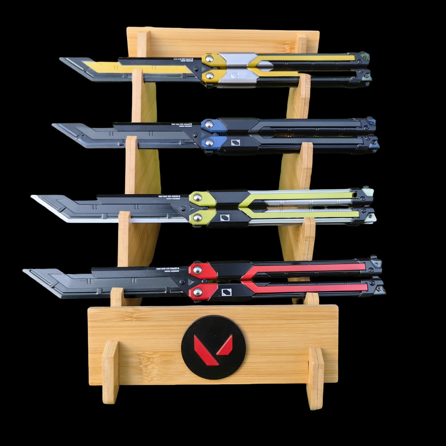 RGX Knife Metal Blunt Blade RGX Butterfly Knife Trainer Game Knife Replica