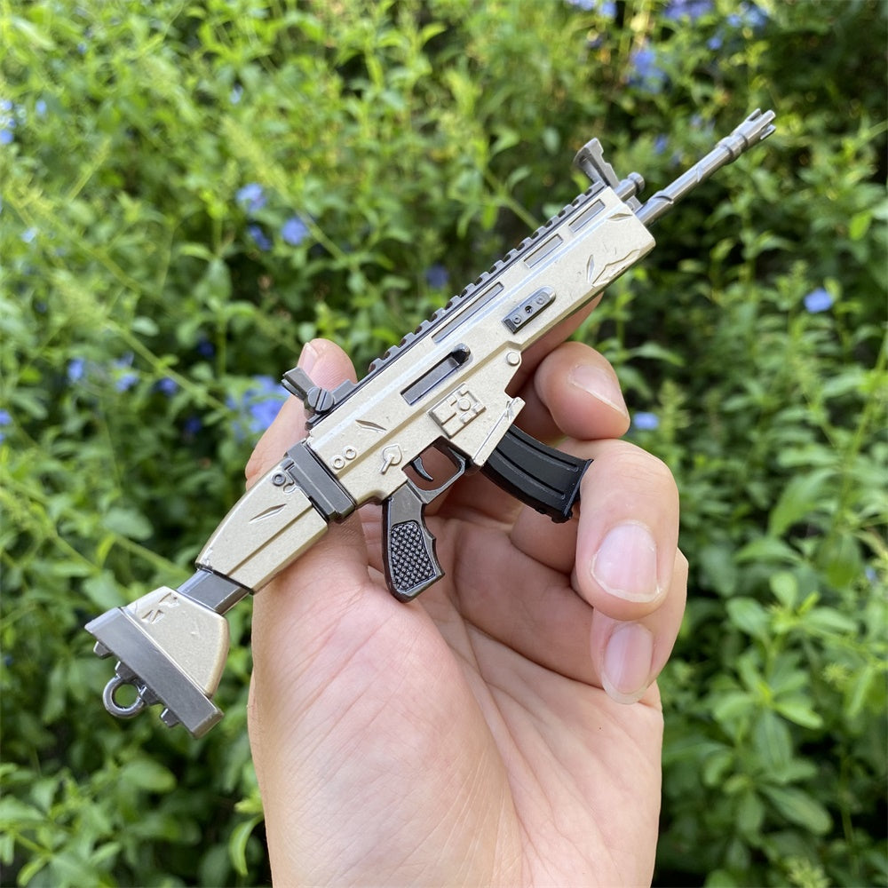 Miniature Metal Scar Assault Rifle 17CM/6.7"