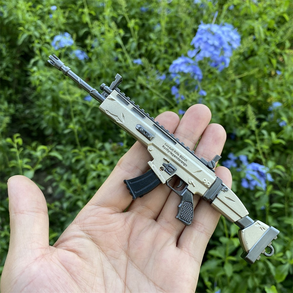 Miniature Metal Scar Assault Rifle 17CM/6.7"