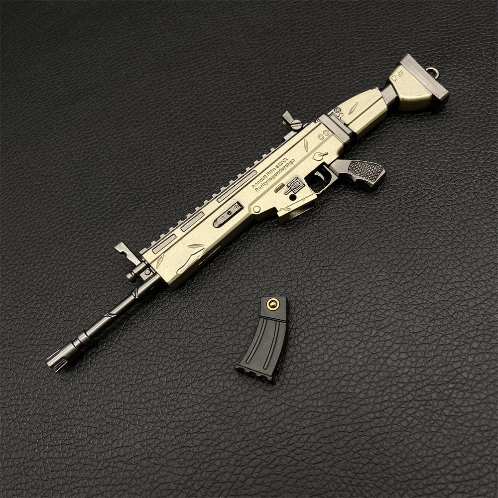 Miniature Metal Scar Assault Rifle 17CM/6.7"