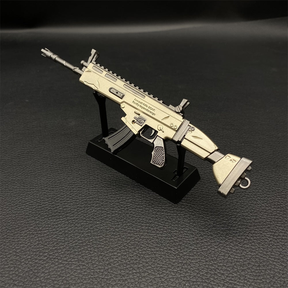 Miniature Metal Scar Assault Rifle 17CM/6.7"