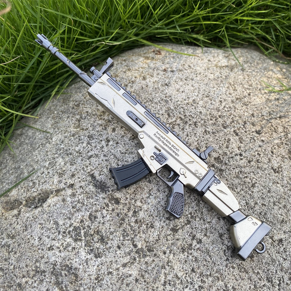 Miniature Metal Scar Assault Rifle 17CM/6.7"