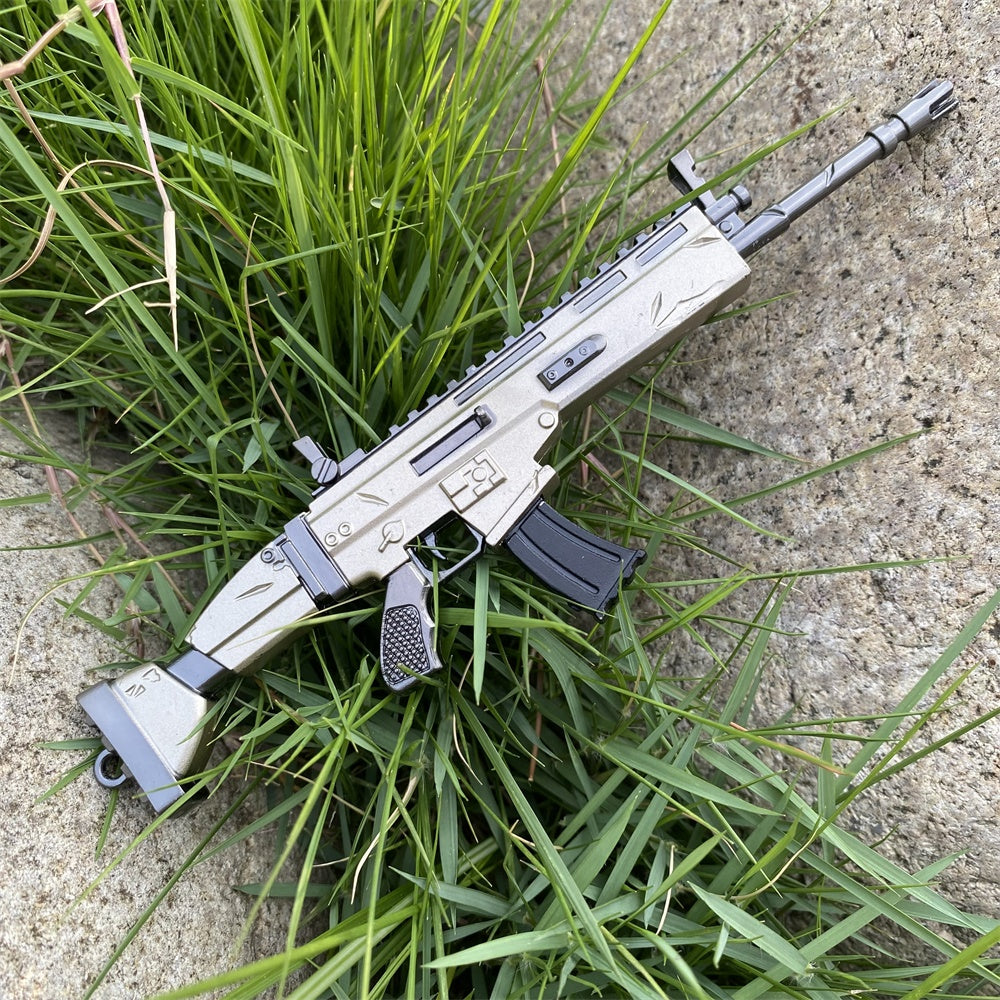 Miniature Metal Scar Assault Rifle 17CM/6.7"