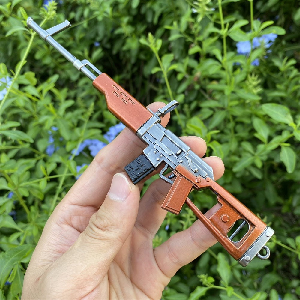 Miniature Metal SVD Dragunov Sniper Rifle 17CM/6.7"