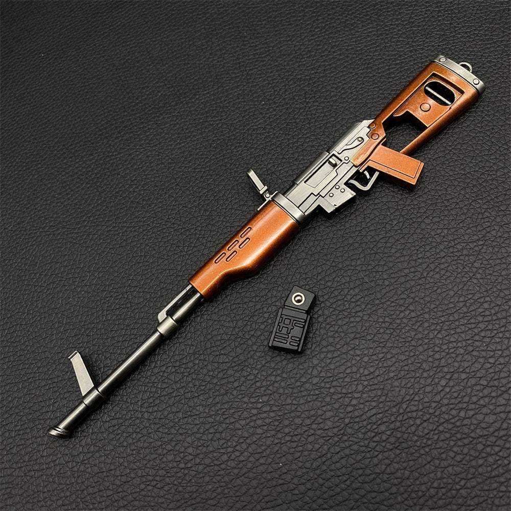 Miniature Metal SVD Dragunov Sniper Rifle 17CM/6.7"