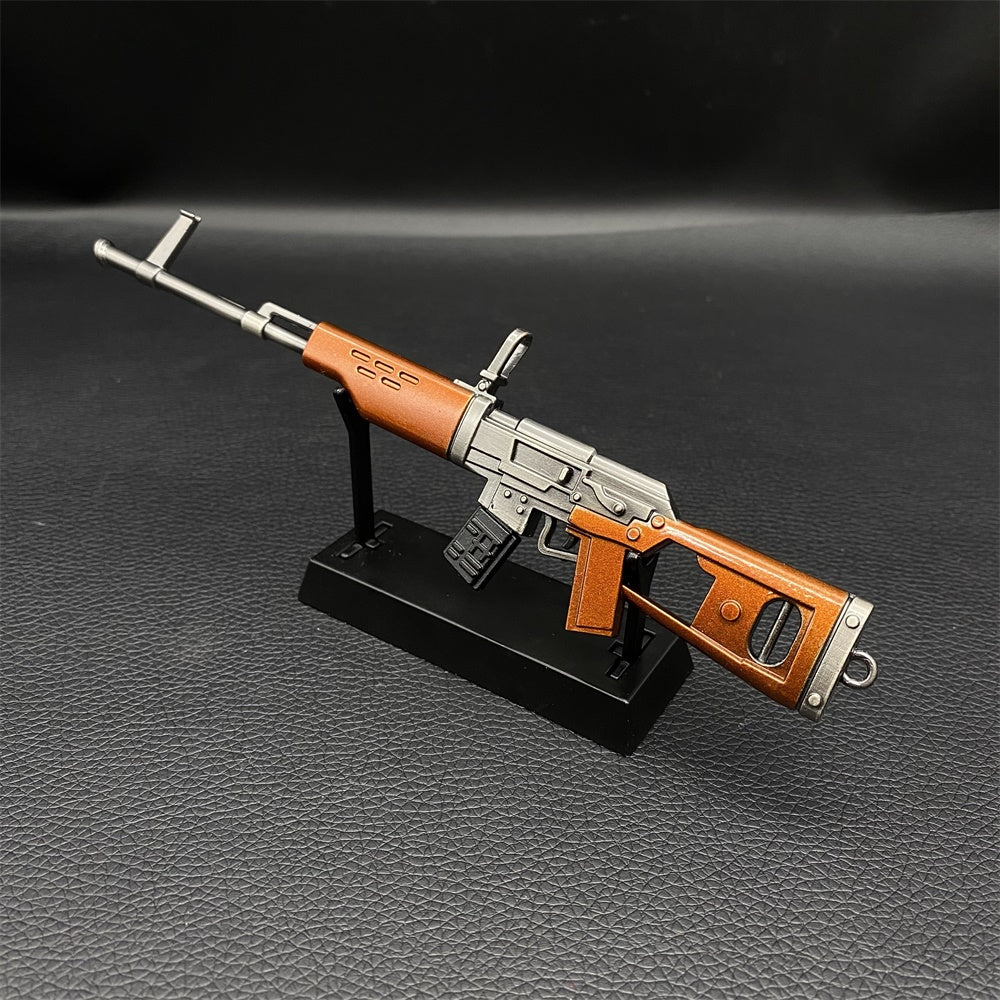 Miniature Metal SVD Dragunov Sniper Rifle 17CM/6.7"