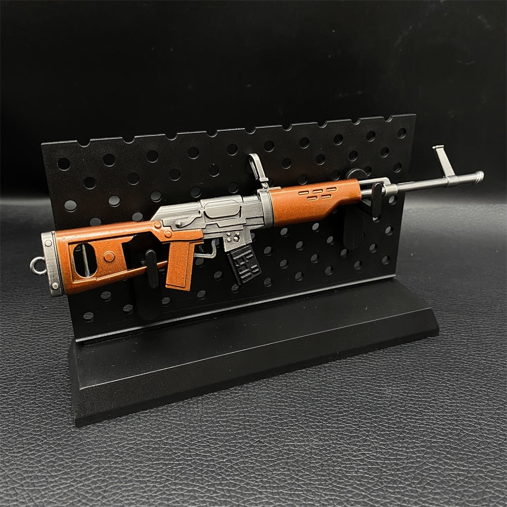 Miniature Metal SVD Dragunov Sniper Rifle 17CM/6.7"
