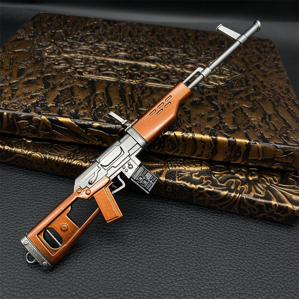 Miniature Metal SVD Dragunov Sniper Rifle 17CM/6.7"