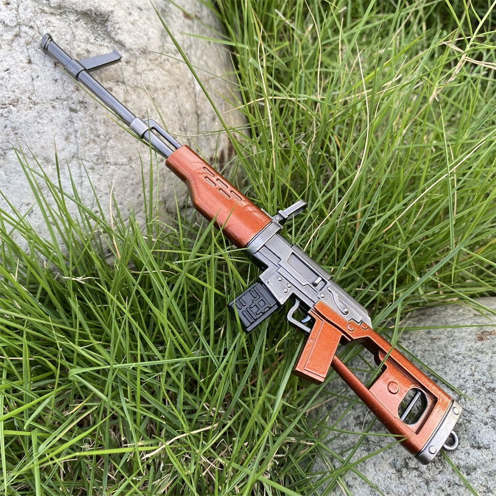 Miniature Metal SVD Dragunov Sniper Rifle 17CM/6.7"