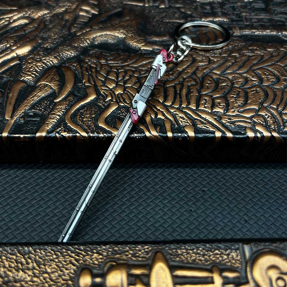 Metal RGX Blade Gun Model KeyChain
