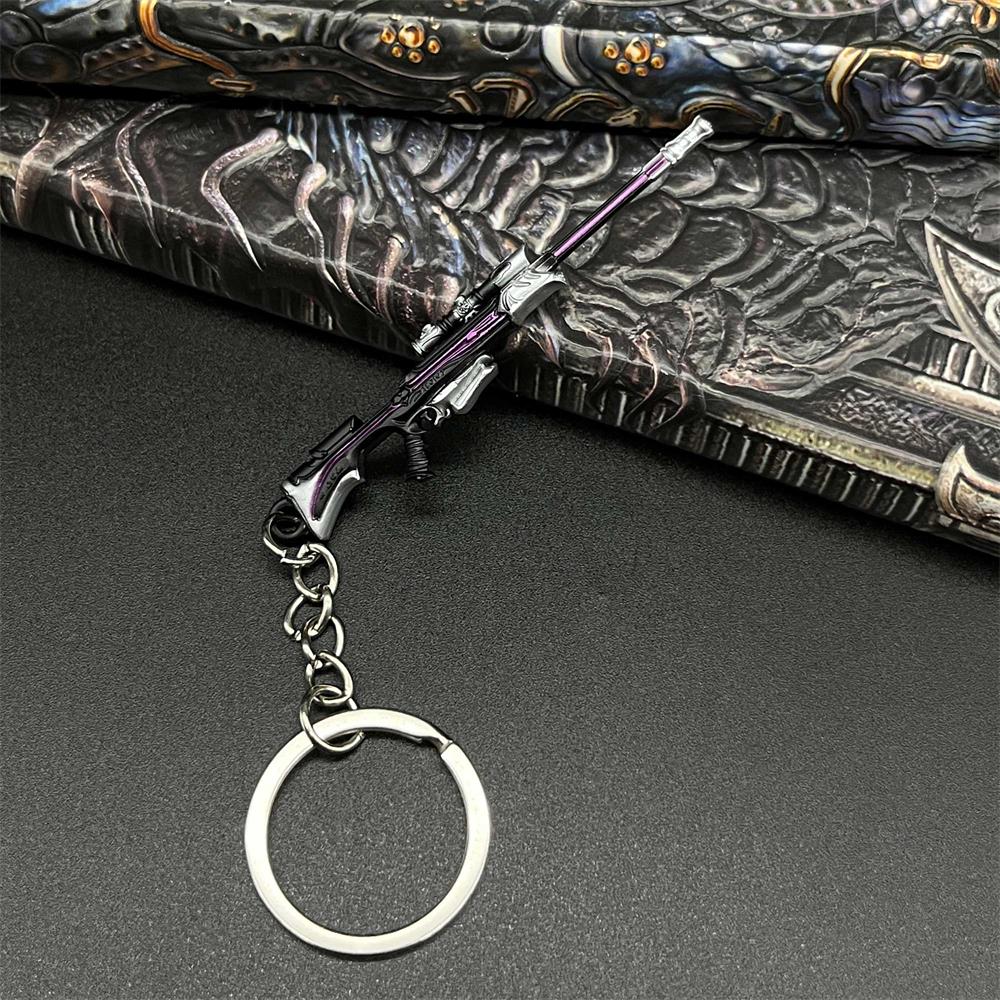 Metal Hot Game Weapons Mini Keychain Pendant