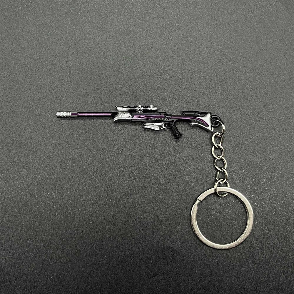 Metal Hot Game Weapons Mini Keychain Pendant