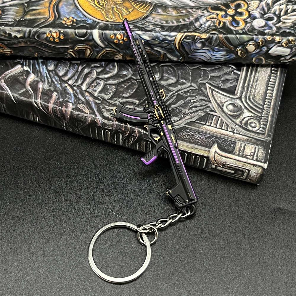 Metal Hot Game Weapons Mini Keychain Pendant