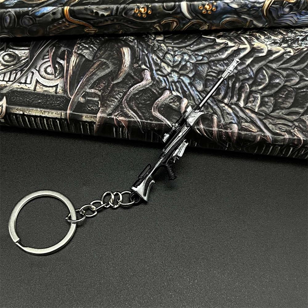 Metal Hot Game Weapons Mini Keychain Pendant