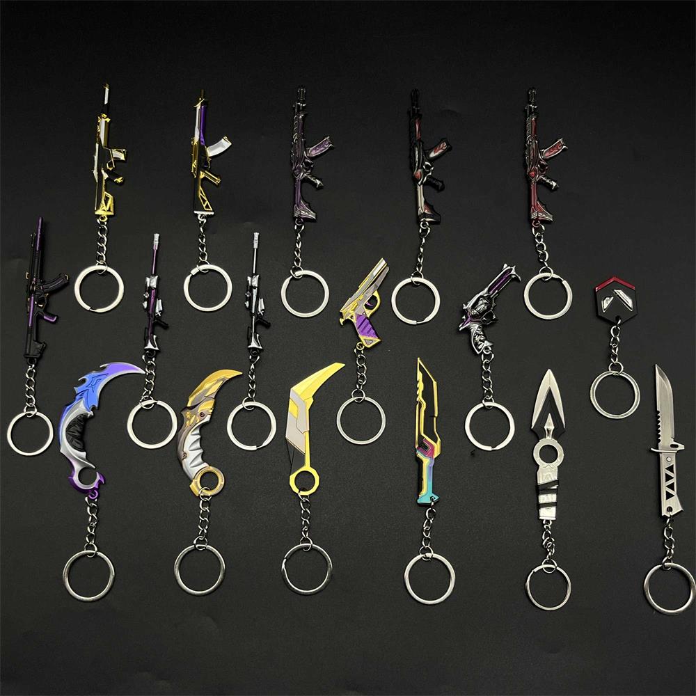 Metal Hot Game Weapons Mini Keychain Pendant