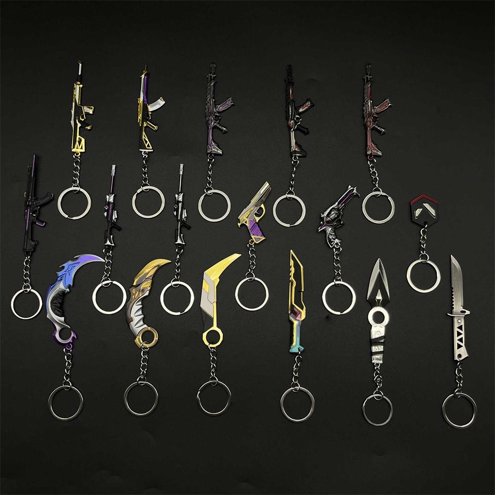Metal Hot Game Weapons Mini Keychain Pendant