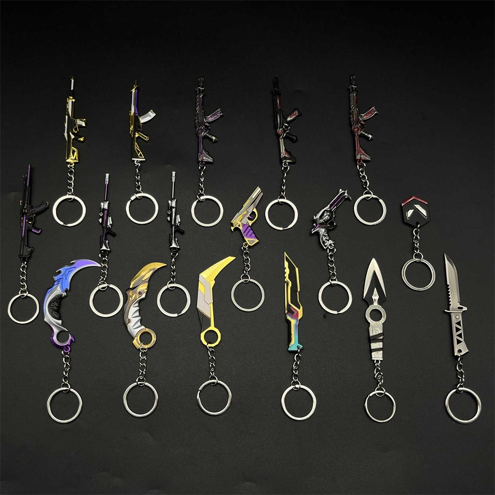 Metal Hot Game Weapons Mini Keychain Pendant