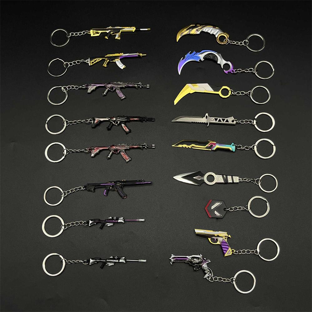 Metal Hot Game Weapons Mini Keychain Pendant