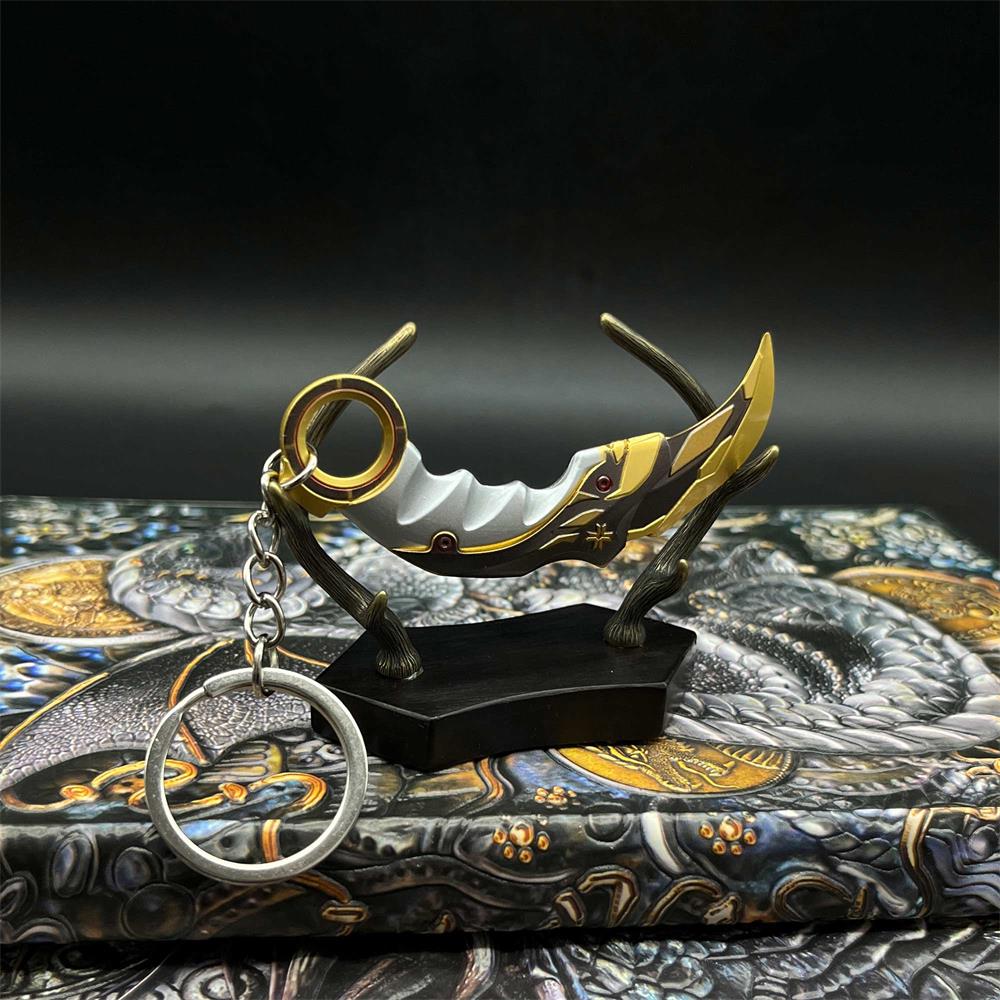 Metal Hot Game Weapons Mini Keychain Pendant