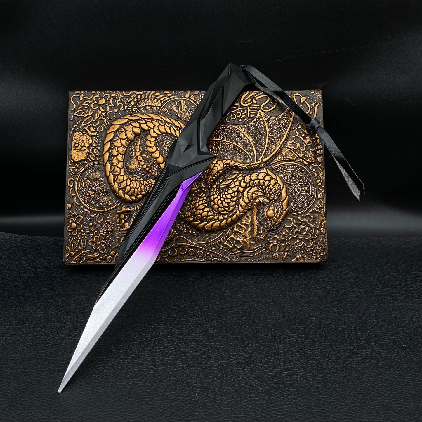 28CM Metal Singularity Knife Purple Replica