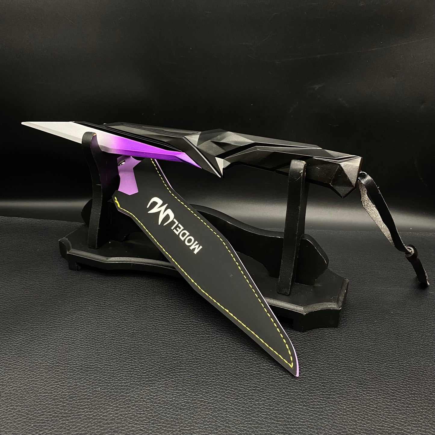 28CM Metal Singularity Knife Purple Replica