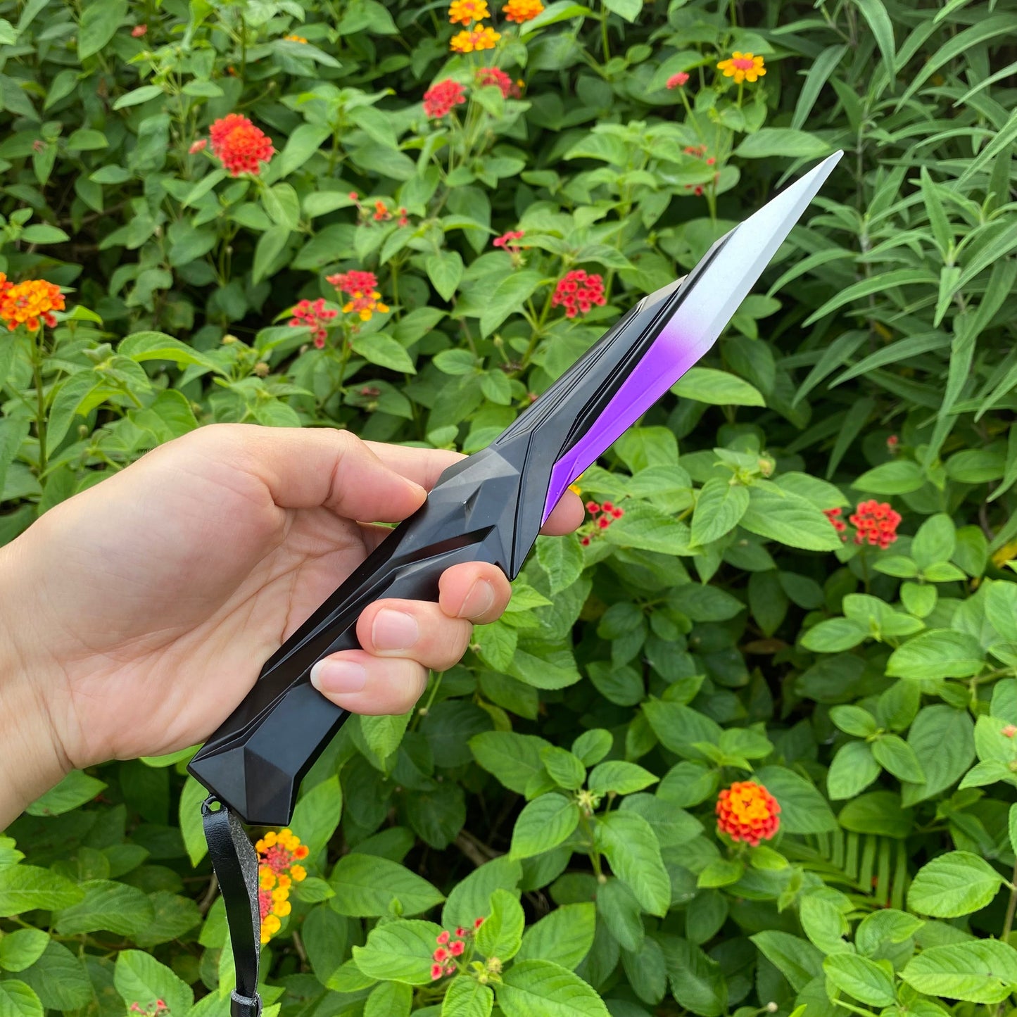 28CM Metal Singularity Knife Purple Replica