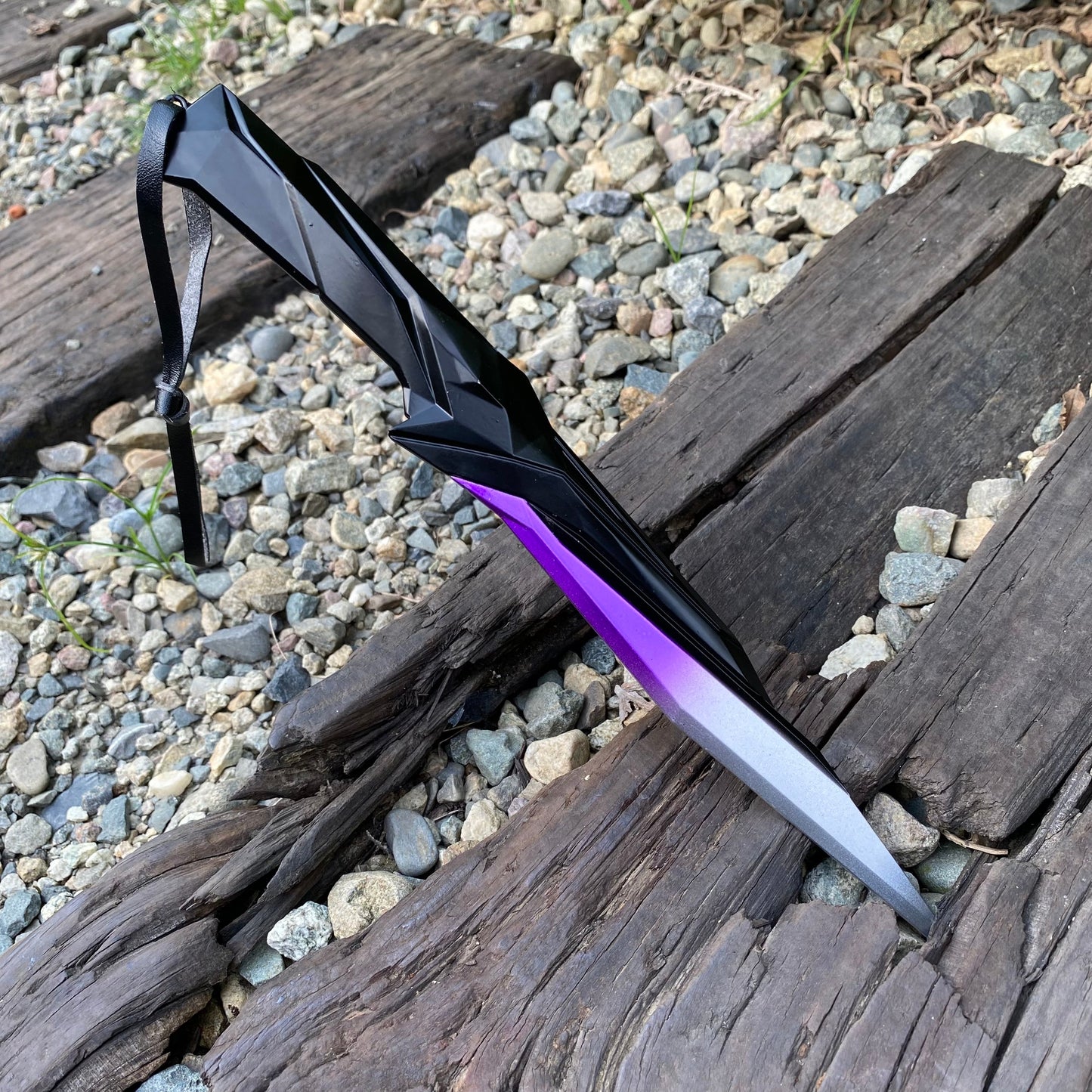 28CM Metal Singularity Knife Purple Replica