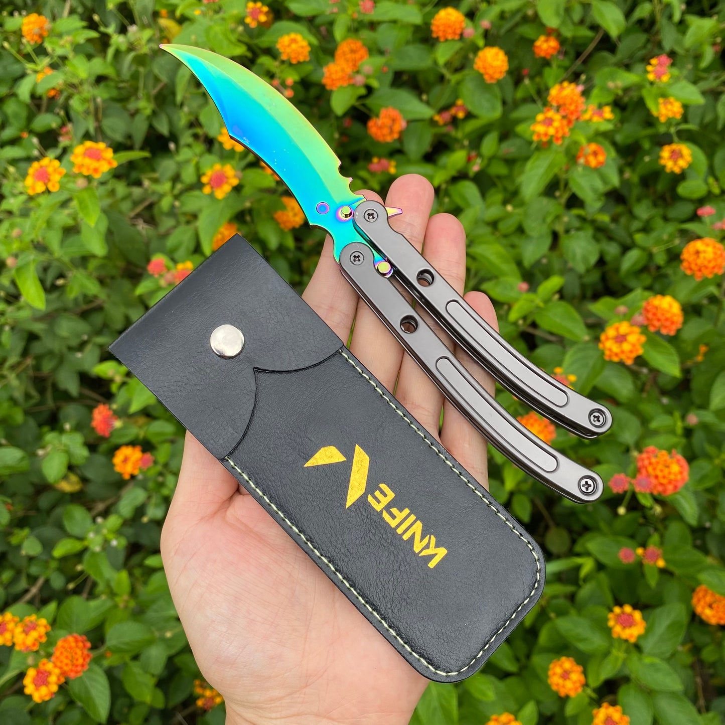 Metal Black.Market Butterfly Knife Balisong Replica 2 In 1 Pack