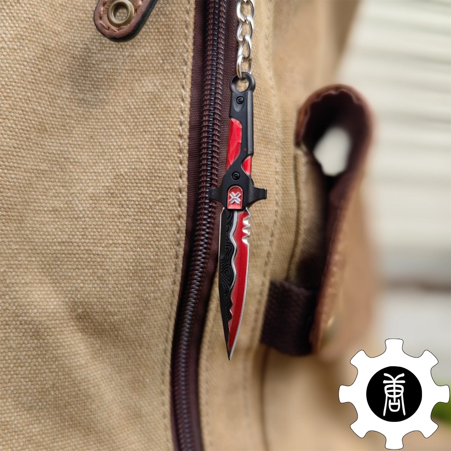 VCT Knife Keychain Backpack Pendant 4 Colors Option
