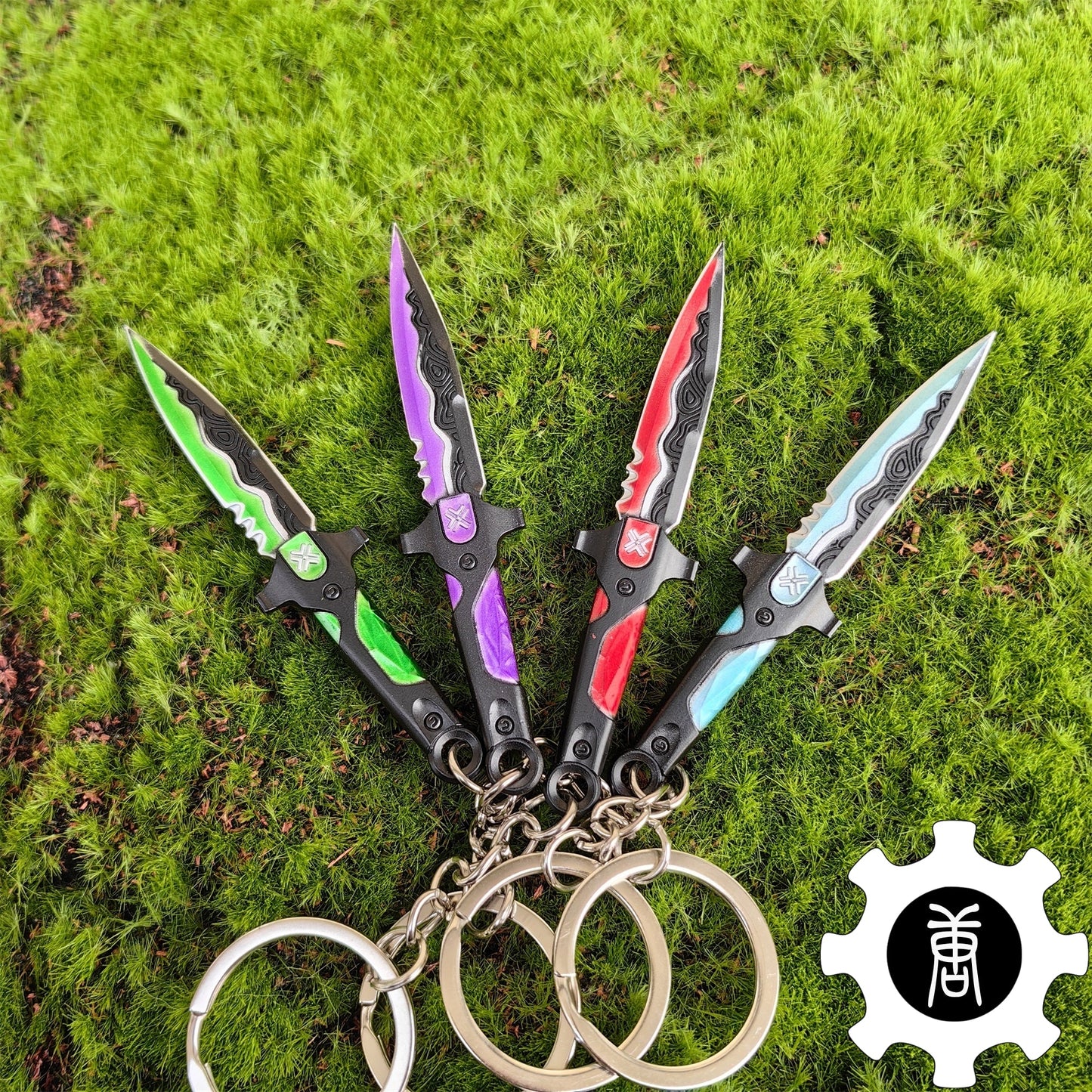 VCT Knife Keychain Backpack Pendant 4 Colors Option